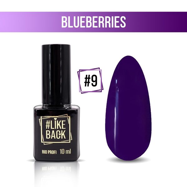 Гель-лак Like Back Blueberries №09 10мл.