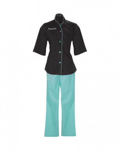 Костюм для мастера (блузка+брюки) 48 размер Kapous (35% х/б, 65% полиэстер)